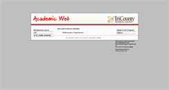 Desktop Screenshot of academics.tctc.edu