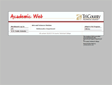Tablet Screenshot of academics.tctc.edu